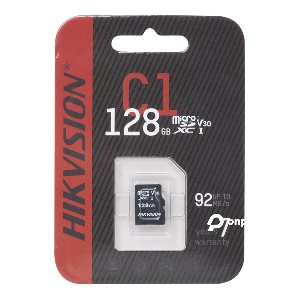 (HS-TF-C1/128G) Hikvision - Memoria Micro SD 128GB 92MB/s Clase 10 Hikstorage