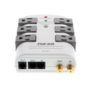 (RHT-06NC) Forza - Regleta Protector de Voltaje 120V 1800W (6) x NEMA 5-15R  Giratorias