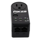 (FVP-1201N) Forza - Protector de Voltaje 120V 1800W (1) x NEMA Universal 5-15R + RJ-45 Giro de 350°
