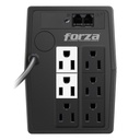 (NT-511) Forza - UPS Interactivo 500VA/250W 110V (6) x NEMA 5-15R + RJ11