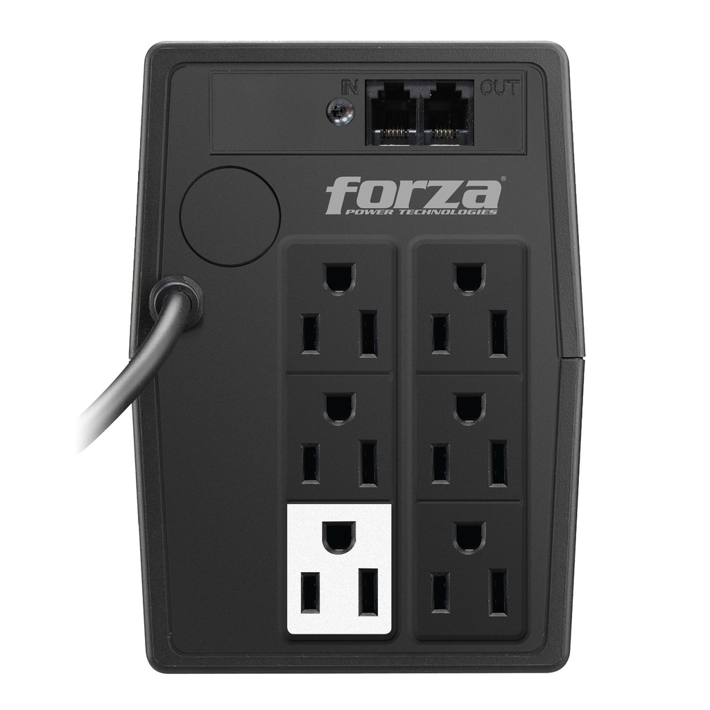 (NT-751D) Forza - UPS Interactivo 750VA/375W 110V (6) x NEMA 5-15R + RJ11