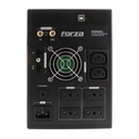 (FX-1500LCD) Forza - UPS Interactivo 1500VA/840W Pantalla LCD 110V (8) x NEMA 5-15R + USB + Coaxial