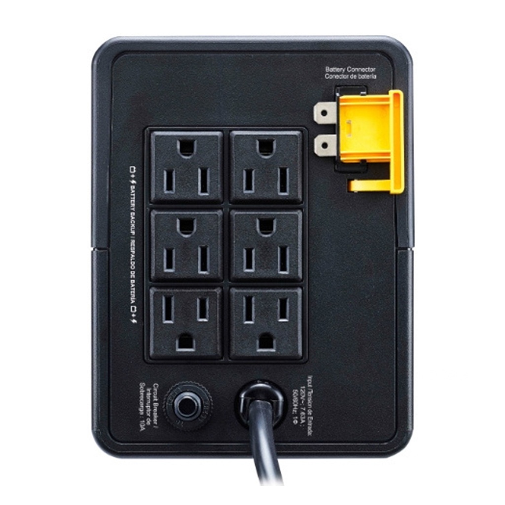 (BVX900L-LM) APC - UPS 900VA/480W 120V (6) NEMA 5-15R (Batería de reserva)