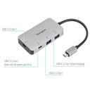 Adaptador Multipuerto Hub con 2x Puertos USB-A y 2x Puertos USB-C con 100W ACH228USZ Targus