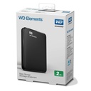 Disco Duro Externo Western Digital 2Tb Portatil Elements WDBU6Y0020BBK-WESN