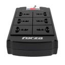 (FSP-06MN) Forza - Regleta Protector de Voltaje 110V/220V 1800W 6 x NEMA 5-15R
