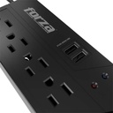 (FVR-1011USB) Forza - Regulador Automático de Voltaje 110V 1000VA/500W (4) x NEMA 5-15R