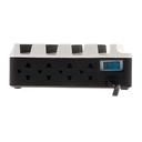 (FSP-4412USB) Forza - Estación de Carga 1250J/1300W (4) x NEMA 5-15R (4) USB 110V/240V