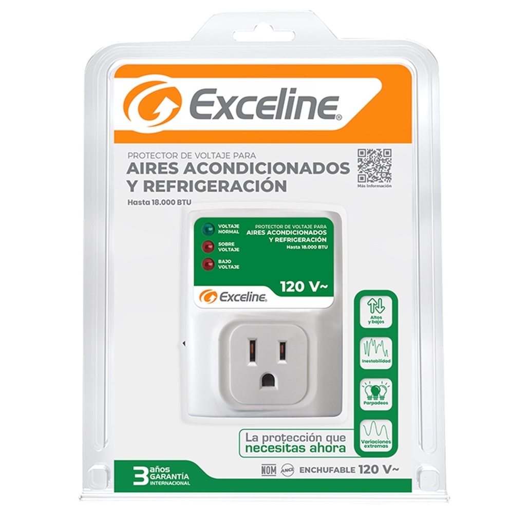 (GSM-RE120A/3) Exceline - Protector de A/A 18000btu 110V (Enchufable)