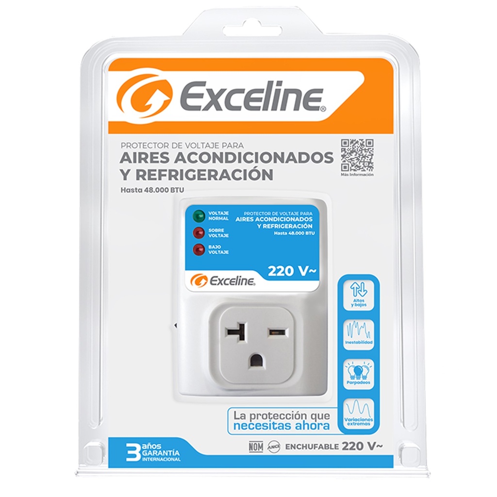 (GSM-RE220M/3) Exceline - Protector de A/A 48000btu 220V (Enchufable)