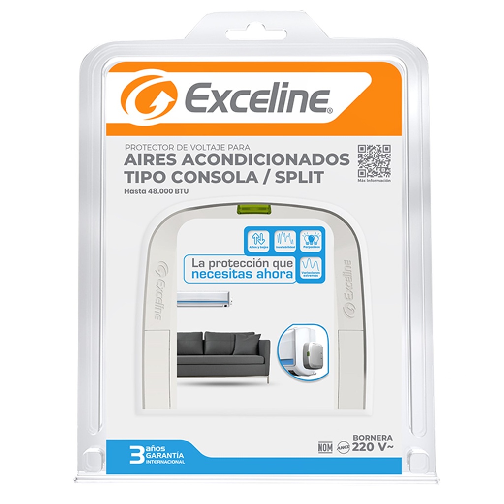(GSM-AS220BS) Exceline - Protector de A/A Split 220V (Bornera)