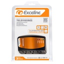 (GSM-TV120) Exceline - Protector de Televisores 110V (Enchufable)