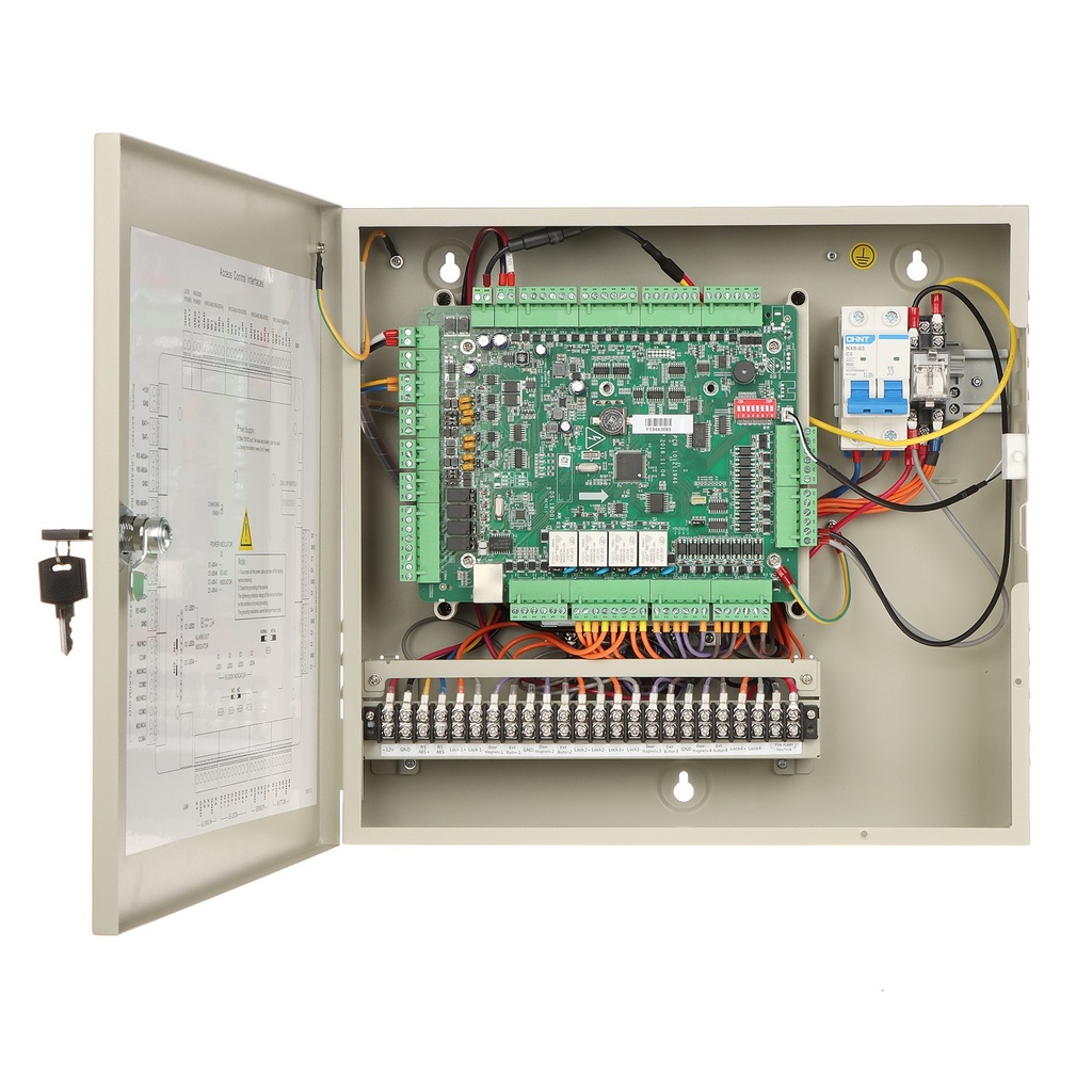 (DS-K2604T) Hikvision - Controlador de Acceso Integrable con Videovigilancia 4 Puertas