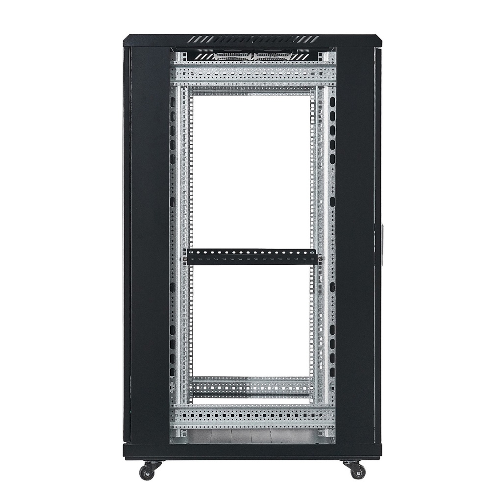 [FS6827-MDM/600x800] Onlink - Rack de Piso Cerrado 27U 600x800x1387mm con Puerta Frontal de Malla y Doble Puerta Trasera de Malla