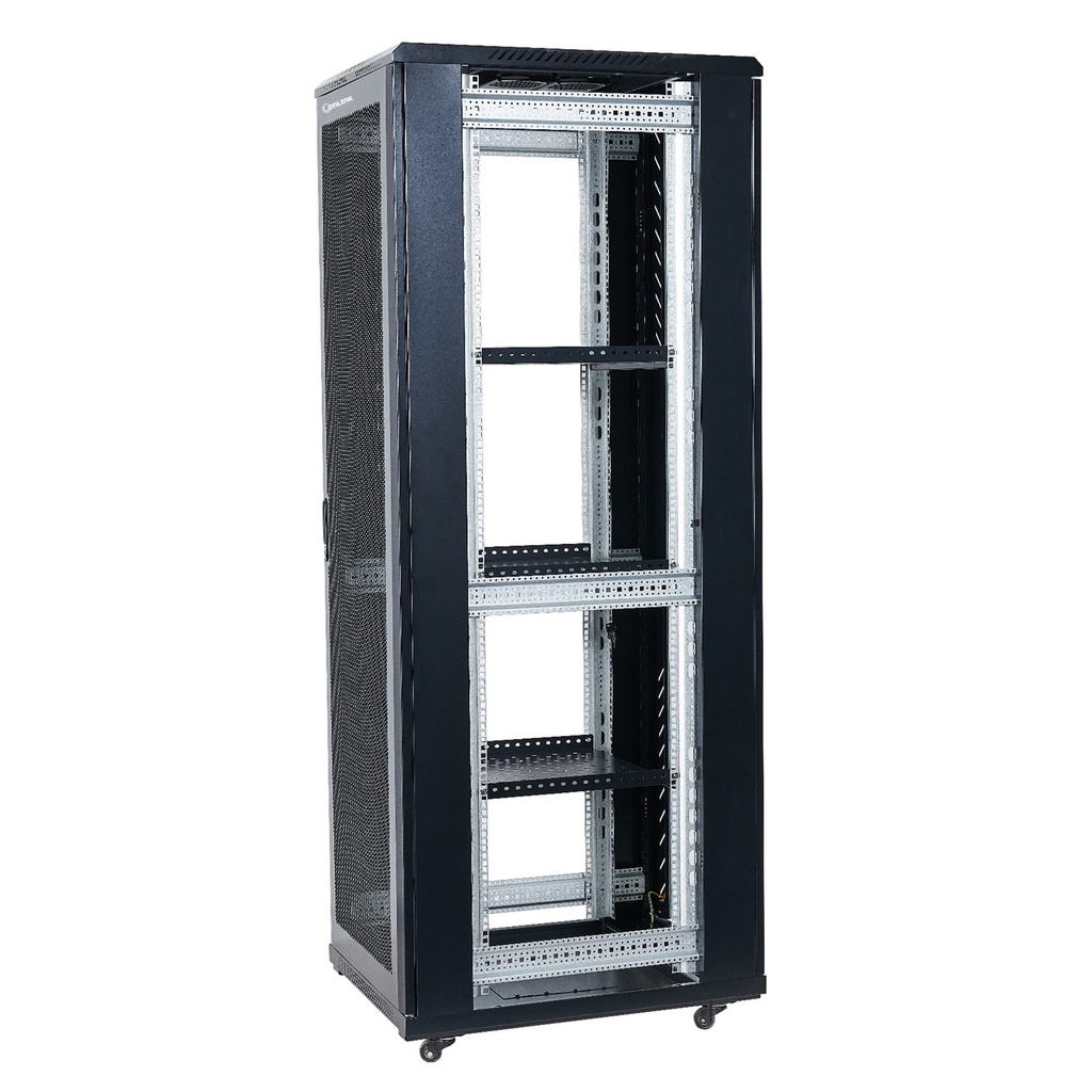 [FS6842-MDM/600x800] Onlink - Rack de Piso Cerrado 42U 600x800x2054mm con Puerta Frontal de Malla y Doble Puerta Trasera de Malla