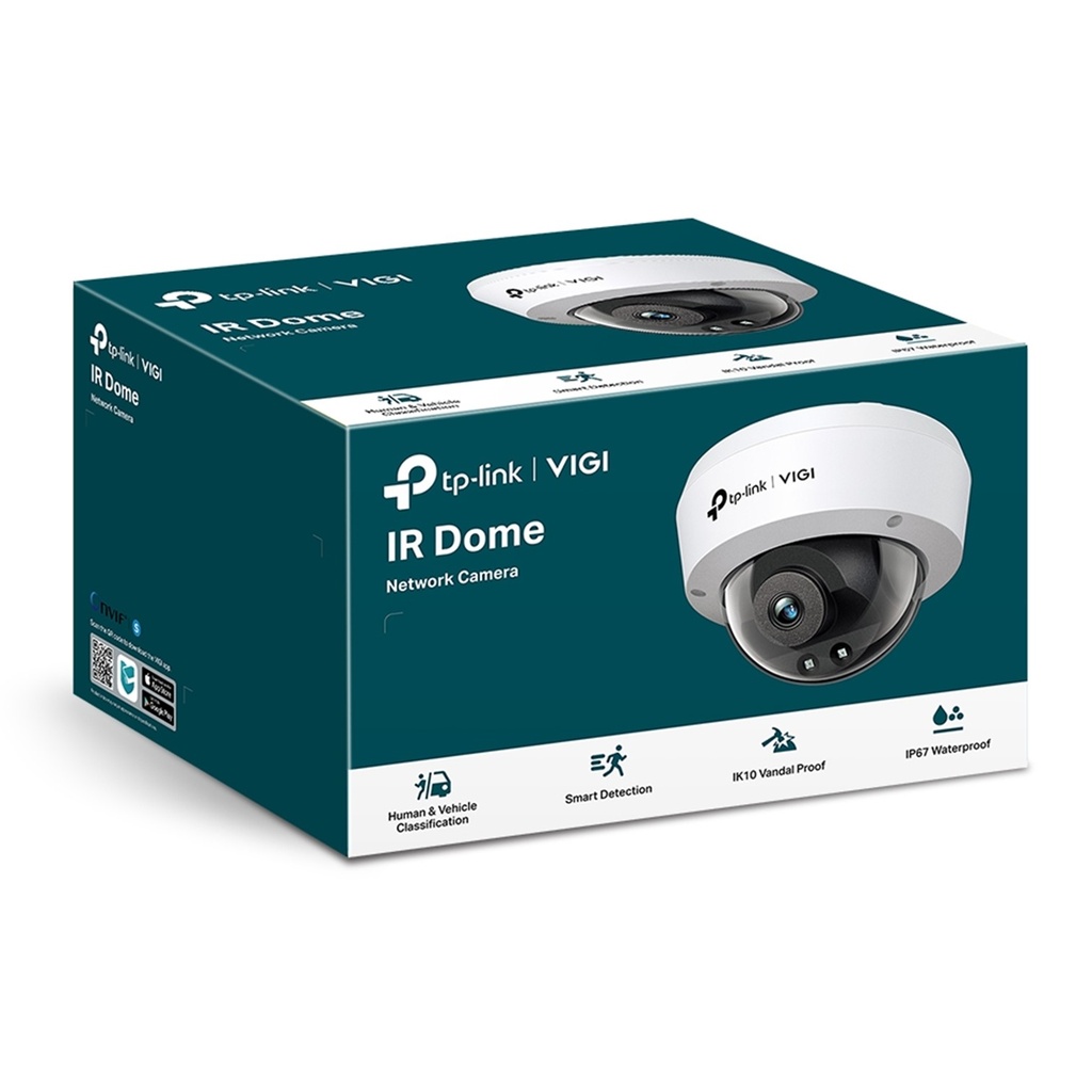 [C220I-2.8] Vigi by TP-Link - Cámara Domo IP POE HD [2MP] Lente 2.8mm