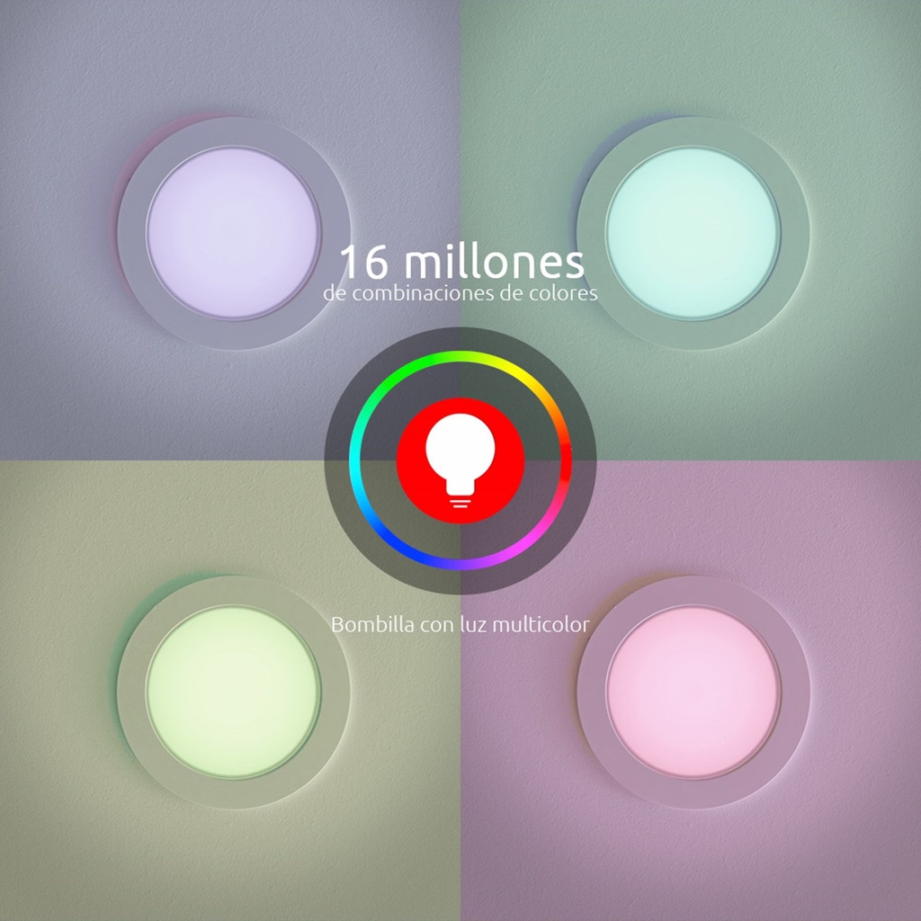 [NHB-C310] Nexxt Home - Bombillo LED 4W RGB Inteligente 110V GU10 WiFi