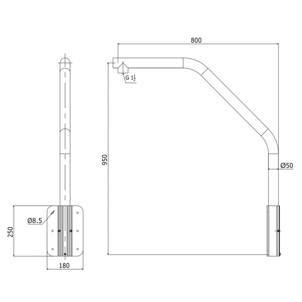 [DS-1660ZJ] Hikvision - Montaje de Pared para Interior o Exterior Compatible con Cámaras Domos PanoVu 