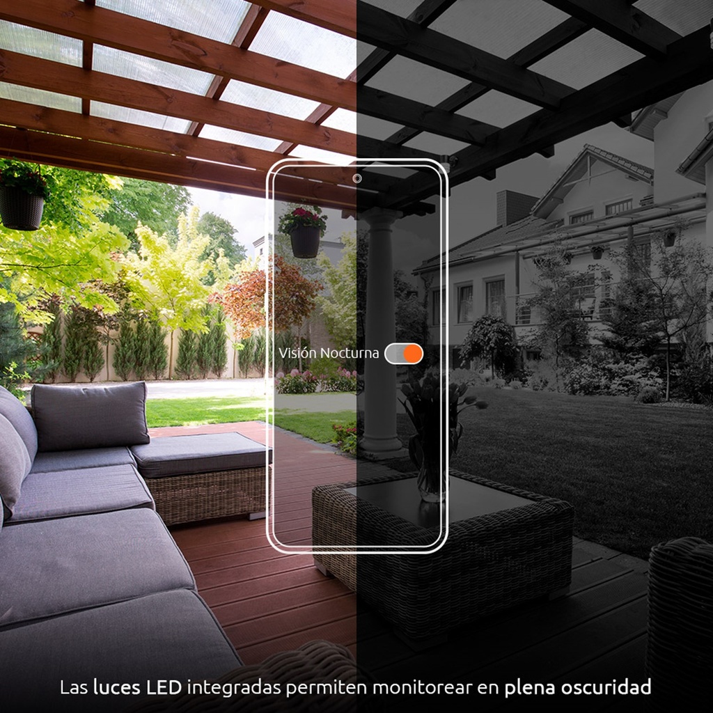 [NHC-O630] Nexxt Home - Cámara Inteligente HD 1080P [2MP] de Bateria para Exteriores/Interiores WiFi