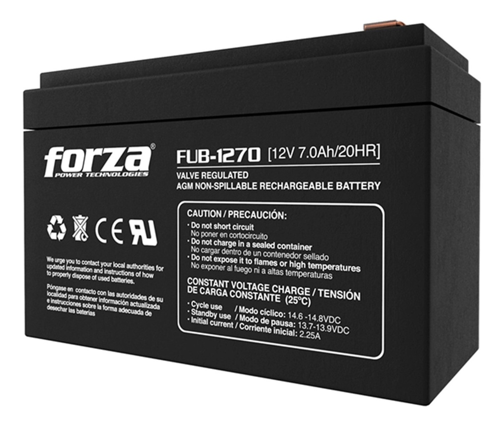 [FUB-1270] Forza - Bateria Sellada 12V 7Ah