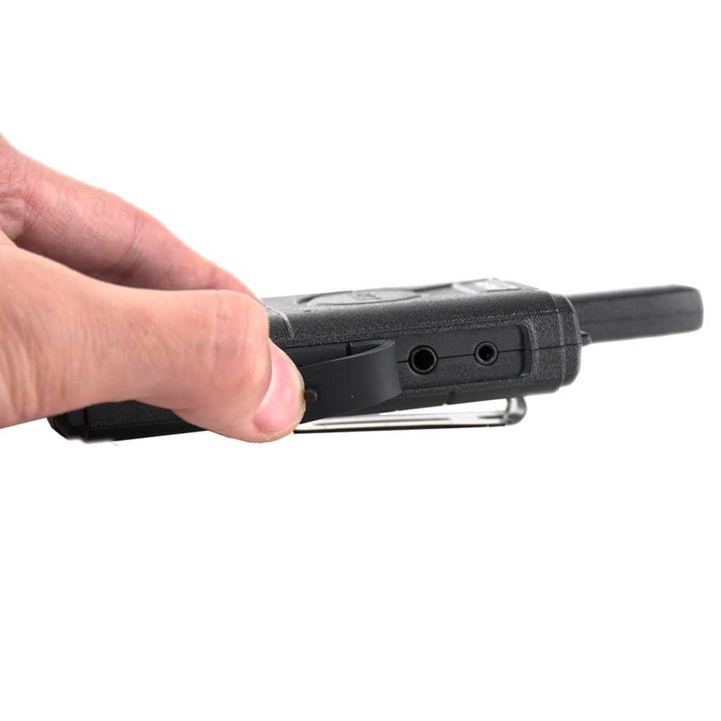 Radios [Par] de 2 vías Dual PTT Walkie Talkies Recargable Clip de metal Carga USB Retevis RT18