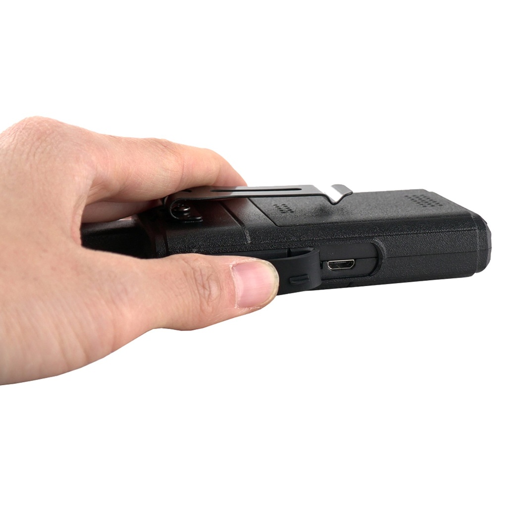 Radios [Par] de 2 vías Dual PTT Walkie Talkies Recargable Clip de metal Carga USB Retevis RT18