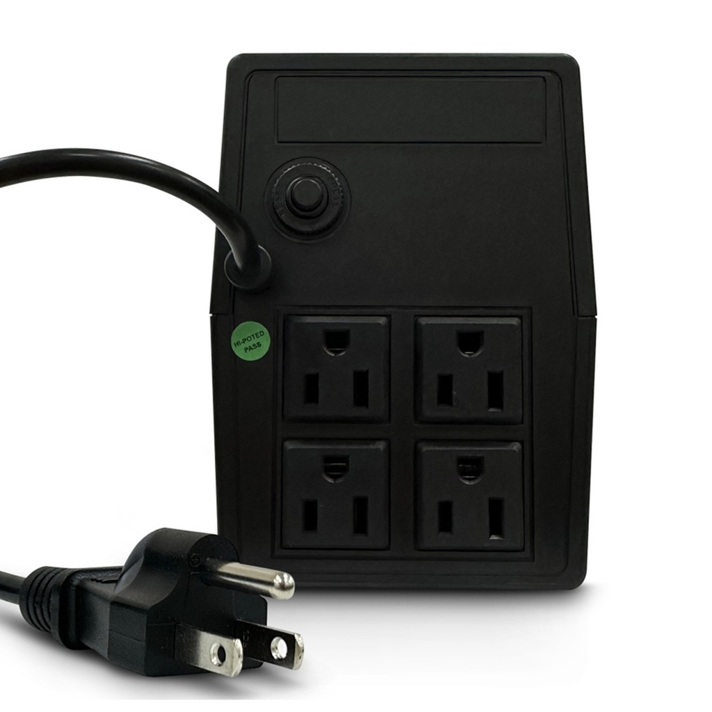 [WP-750VA] Wireplus - UPS Interactivo 750VA 360W con Pantalla LCD 120V [4] Tomas