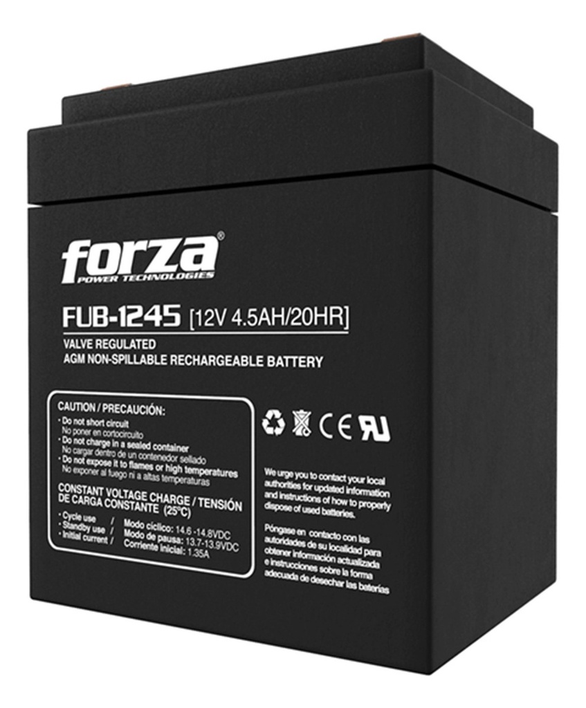 [FUB-1245] Forza - Bateria Sellada 12V 4.5Ah