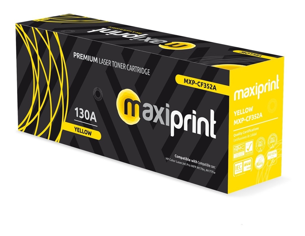 Toner Maxiprint Compatible HP Yellow CE312A CF352A