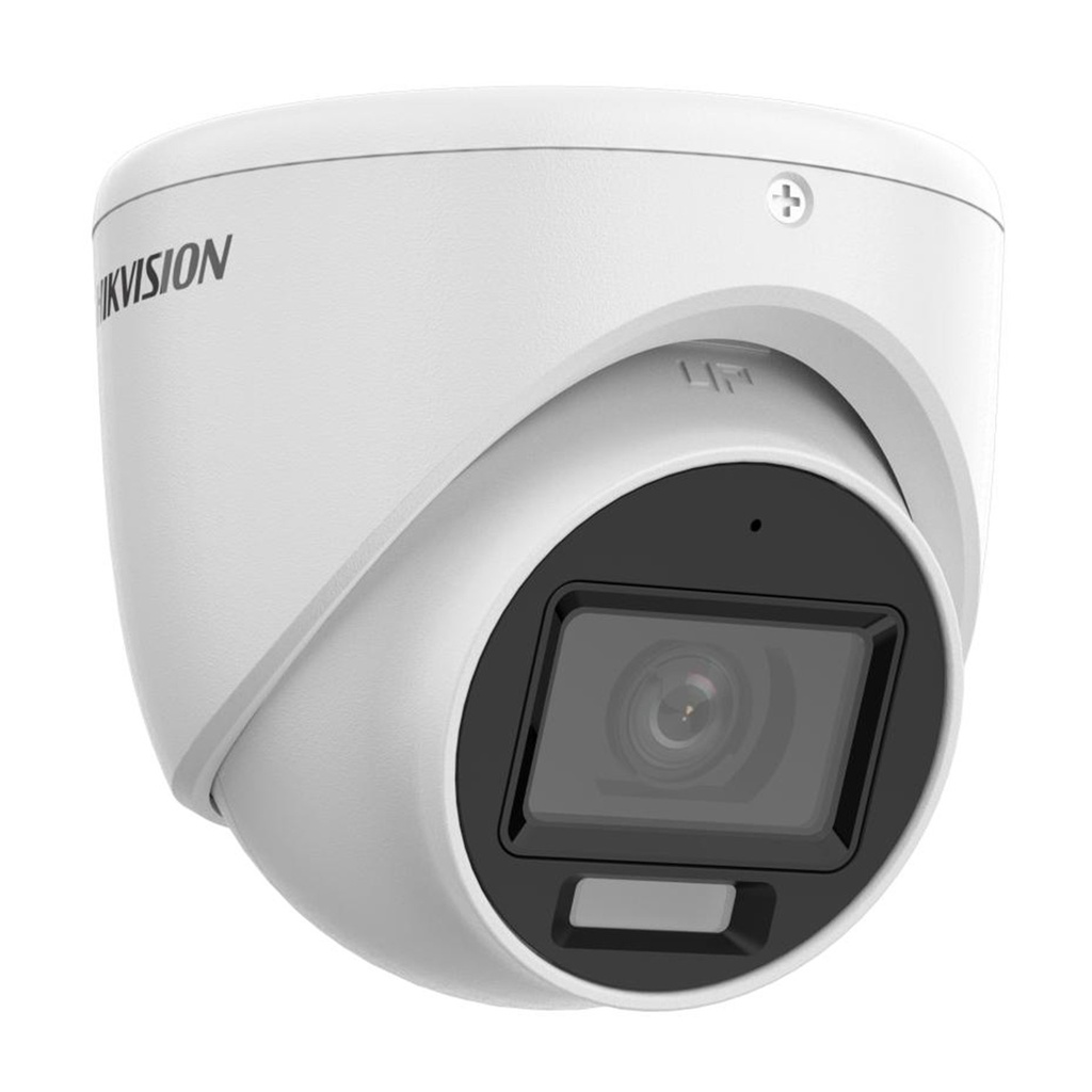 [DS-2CE76D0T-LMFS(2.8mm)] Hikvision - Cámara HD Domo con Audio 1080P [2MP] Lente 2.8mm [Metalico]
