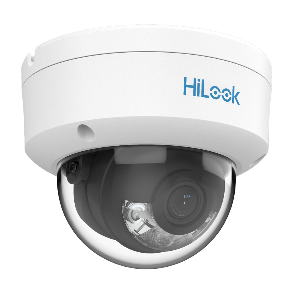[IPC-D129H(2.8mm)] HiLook - Cámara Domo IP ColorVu 1080P [2MP] Lente de 2.8mm [Metalico]