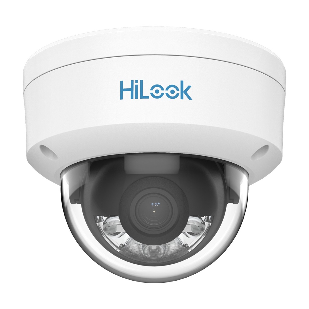 [IPC-D129H(2.8mm)] HiLook - Cámara Domo IP ColorVu 1080P [2MP] Lente de 2.8mm [Metalico]