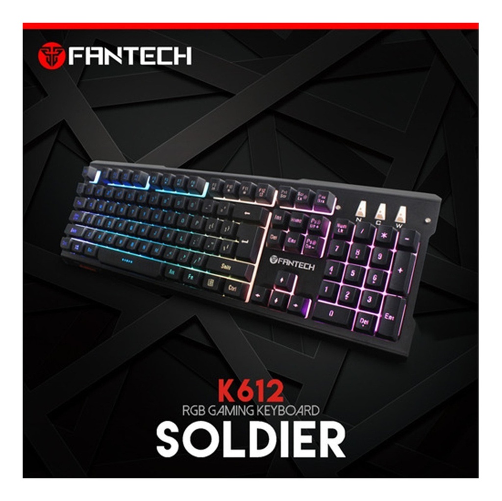 [K612] Fantech - Teclado Soldier Ingles Gaming