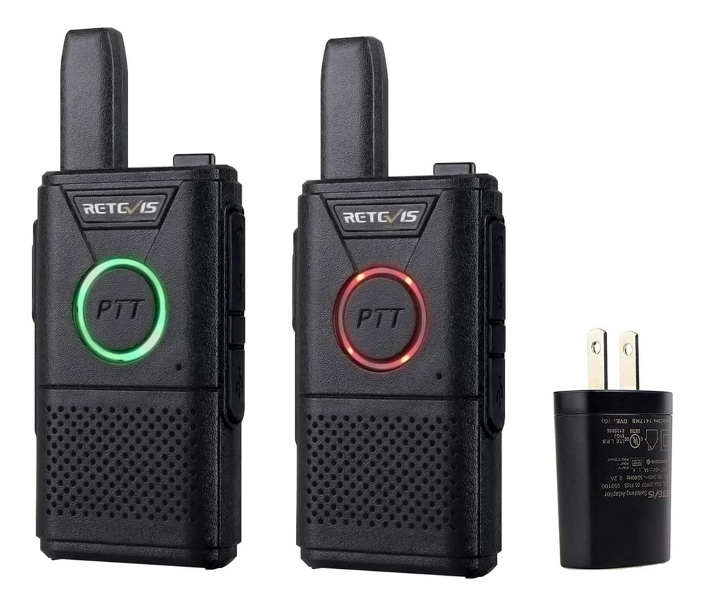 [RT18] Retevis - Radios Portatiles FRS 16 Canales Dual PTT [2 Unidades]