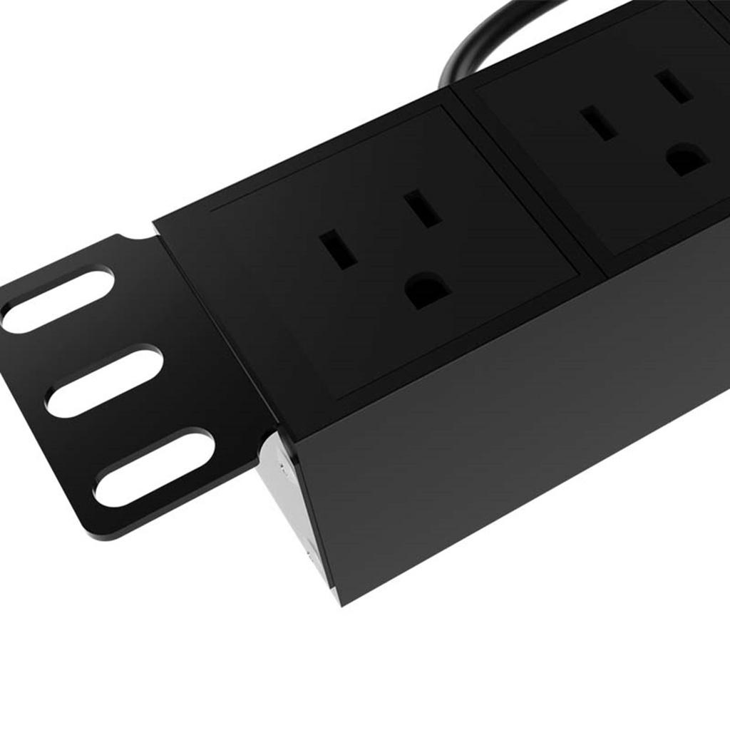 [AW222NXT81] Nexxt - Regleta Horizontal para Montaje en Bastidor 9 Tomas 125V 15Amp