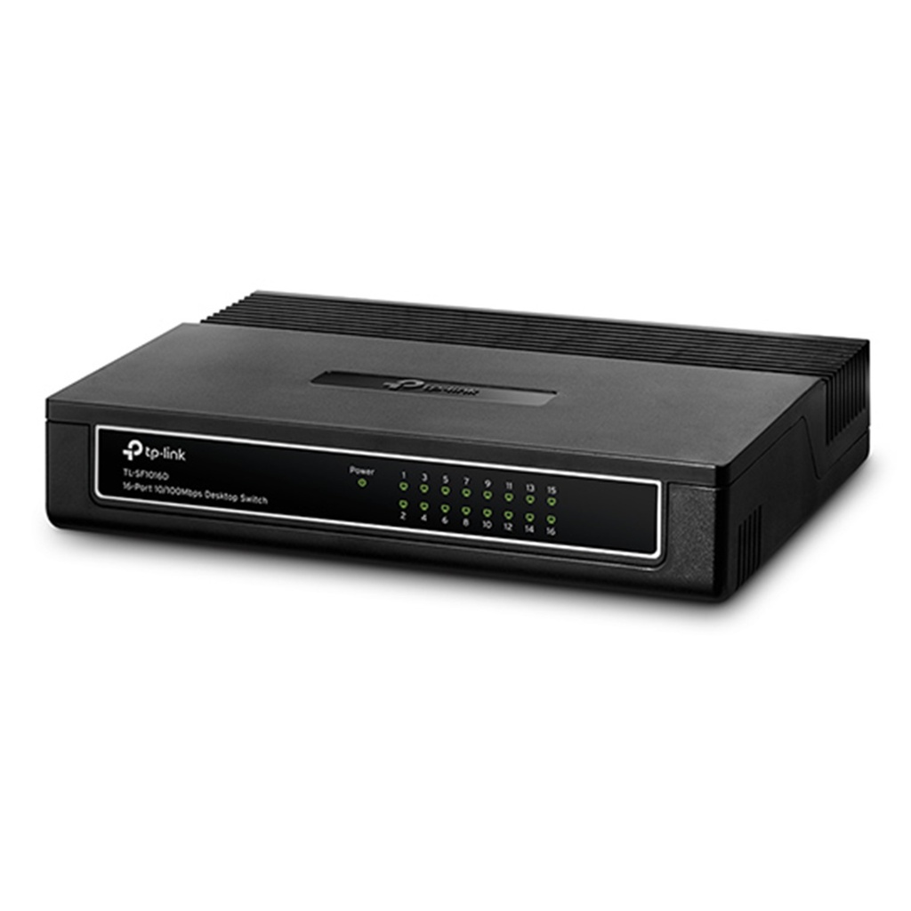[TL-SF1016D] TP-Link - Switch de Escritorio de 16 Puertos a 10/100 Mbps