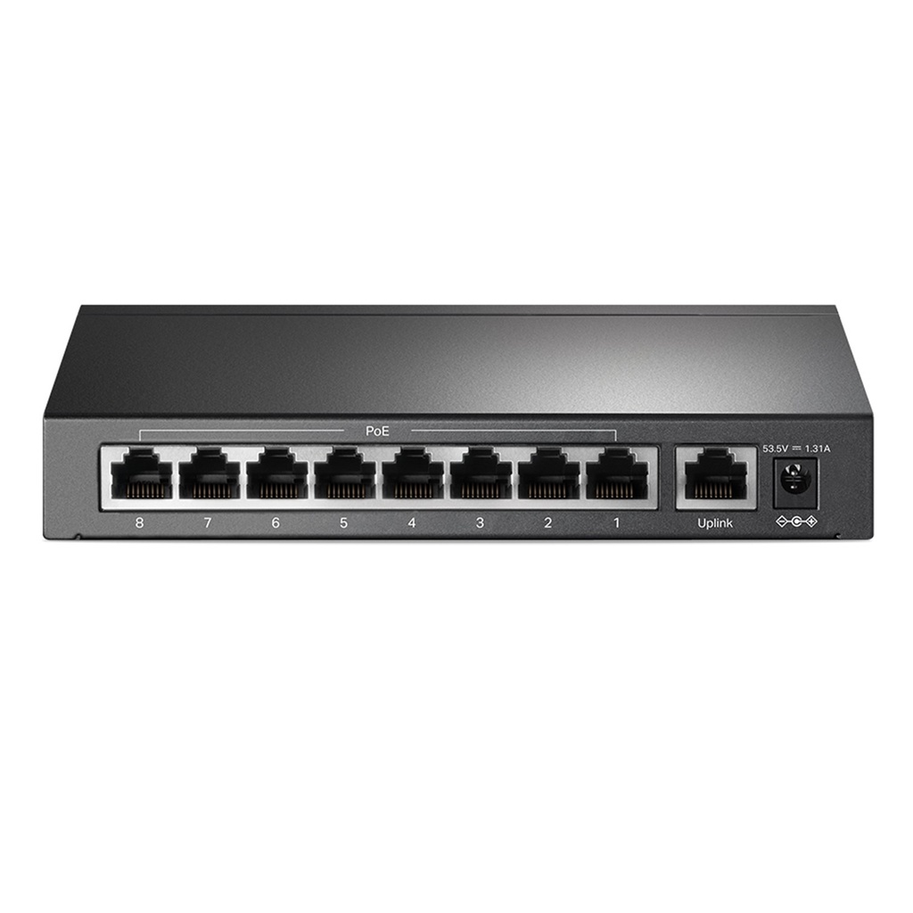 [TL-SF1009P] TP-Link - Switch de Escritorio de 9 Puertos a 10/100 Mbps con 8 Puertos POE