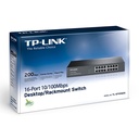 [TL-SF1016DS] TP-Link - Switch de Escritorio/Rack de 16 Puertos a 10/100 Mbps