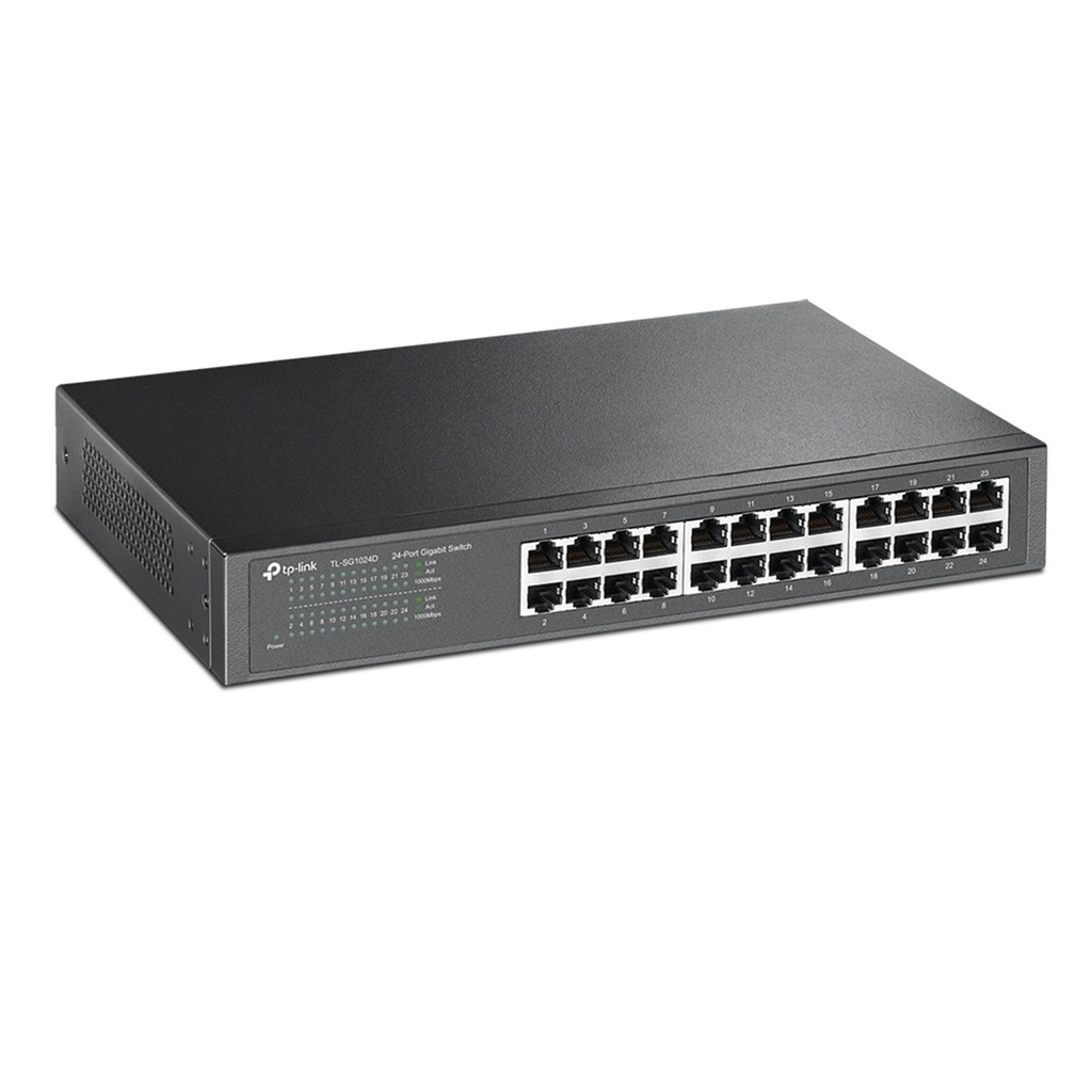 [TL-SG1024D] TP-Link - Switch de Escritorio/Rack de 24 Puertos a Gigabit