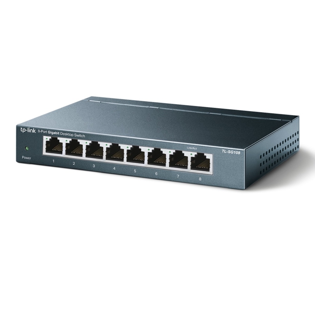 [TL-SG108] TP-Link - Switch de Escritorio de 8 Puertos a Gigabit 