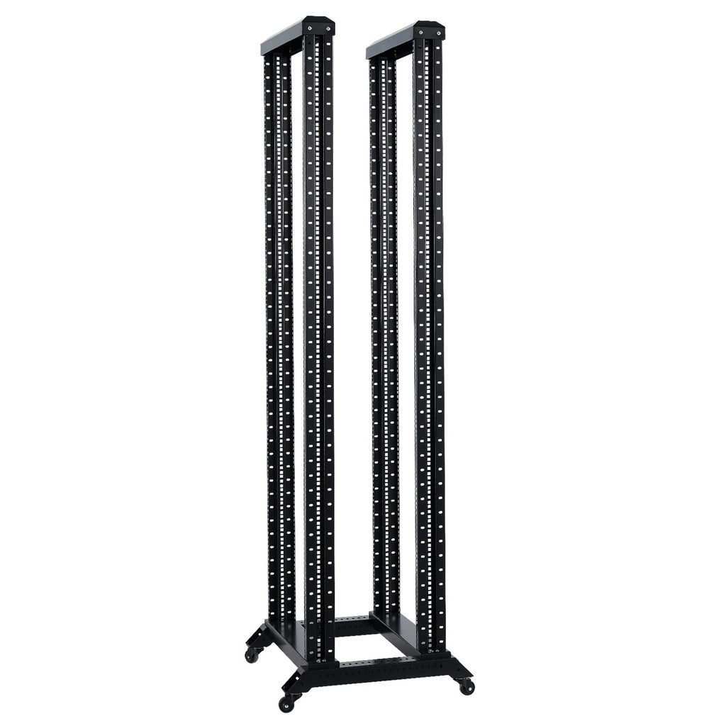 [OR4-42] Onlink - Rack de Piso Abierto con Ruedas 42U 150Kg 4 Postes 600x2053mm