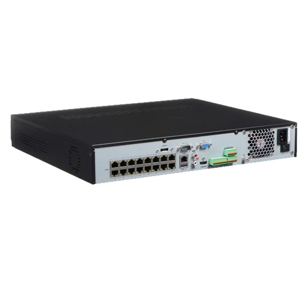 [DS-7716NI-Q4/16P] Hikvision - NVR 4K [8MP] 16 Canales IP 16 Puertos POE Salida de vídeo 4K