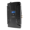 [HT-1000LCD] Forza - UPS Interactivo 1000VA/600W Pantalla LCD 110V [12] x NEMA 5-15R [6 en Reserva] + USB + Coaxial