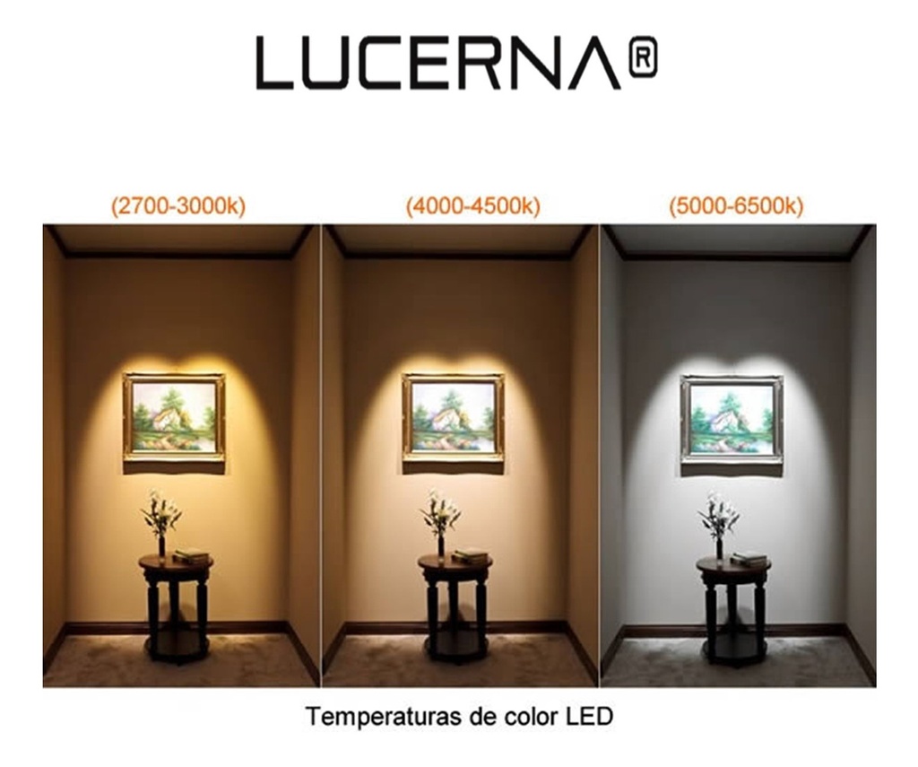 [VP12-IP65-6.5K] Lucerna - Lampara Vapoleta Redonda Hermetica LED 12W 6500K Luz Fria IP65 Exteriores Borde Blanco 1080lm