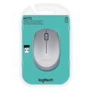 [M170-SILVER/GREY] Logitech - Mouse Inalambrico [Plata/Gris]