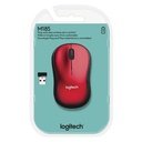 [M185-RED] Logitech - Mouse Inalambrico [Rojo]