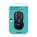 [M510-BLACK] Logitech - Mouse Inalámbrico con Seguimiento Láser [Negro]