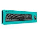 [MK120-BLACK ] Logitech - Combo Teclado y Mouse Alambrico USB [Español] [Negro]