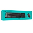 [MK220-BLACK] Logitech - Combo Teclado y Mouse Inalambrico [Español] [Negro]