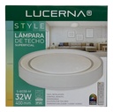 Lampara Plafon Decorativo 32w Dimerizable C/control S-603b-m